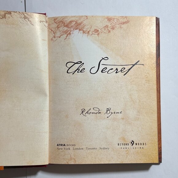 The Secret By Rhonda Byrne Hardcover Book with Dust Jacket - Picture 8 of 11